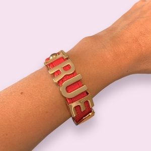 TRUE ♥️ leather bracelet